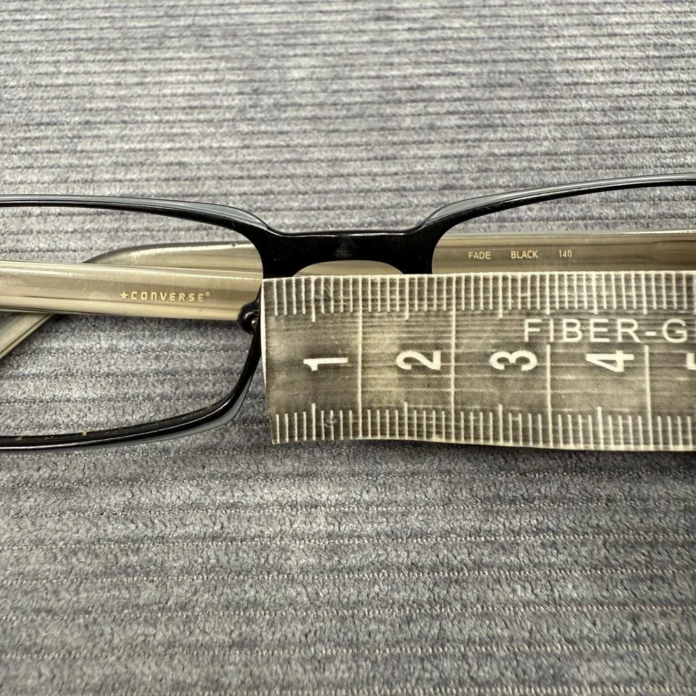 Converse Eyeglass Frames Rectangular Fade Black 140 Authentic Y2k - Picture 12 of 15